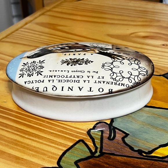 Kimberly Poloson Ceramic Bird Theme Trinket Box/Dish & Lid - Picture 9 of 12
